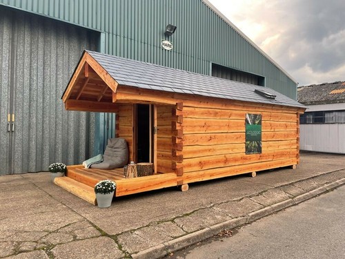 Glamping lodge log cabin - glamping, lodge,